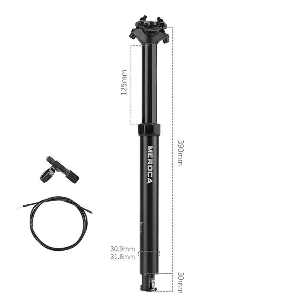 산악자전거 가변 싯포스트 리모트 조절 시트포스트 30.9x390mm(125mm) - 상세 이미지 5