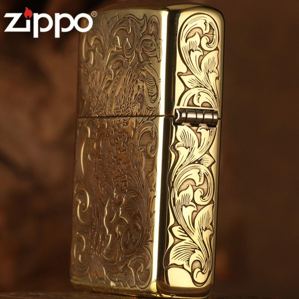 ZIPPO 정품 라이터 (단품) 수호의의미 호용 핸드메이드 지포라이터 남자친구 아빠 생일 새해 선물용 - 상세 이미지 4