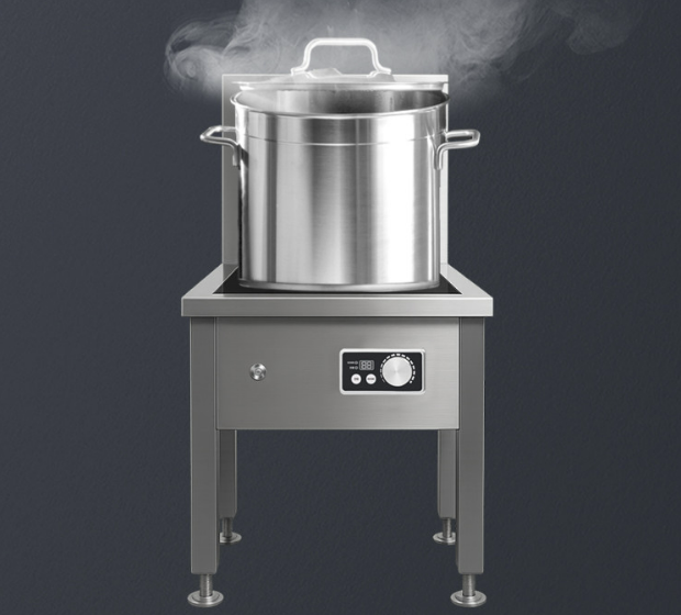 업소용인덕션 낮은렌지 육수 대형 대용량 웰치 국 탕 고화력 식당 주방 급식 3.5KW+국솥 이미지 4