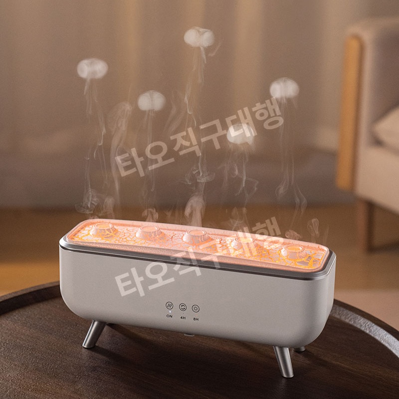 해파리가습기 책상 무드등 미니 가습기 가정용 저소음 침실 원룸 조명 소형 탁상 - 상품 이미지