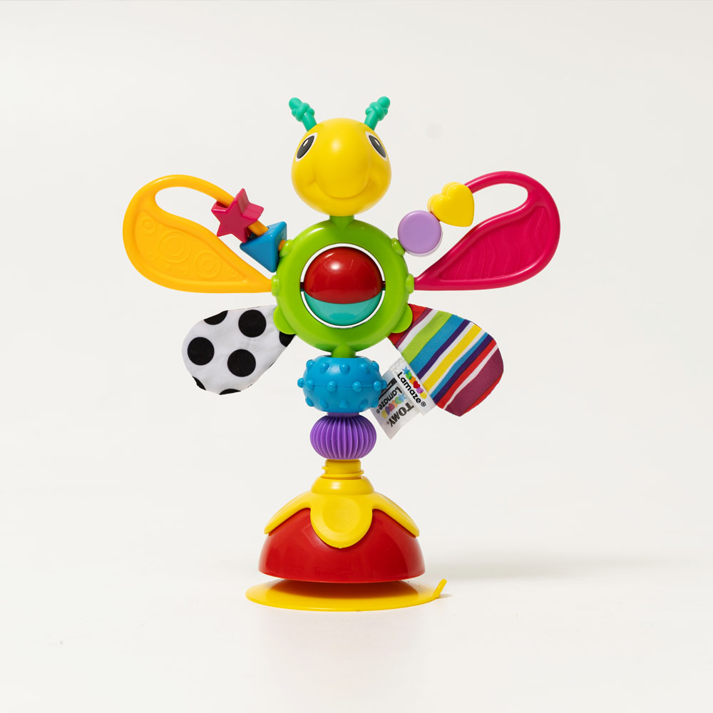 라마즈 나비 흡착 회전 딸랑이 신생아 백일 돌아기 장난감 이유식 필수템