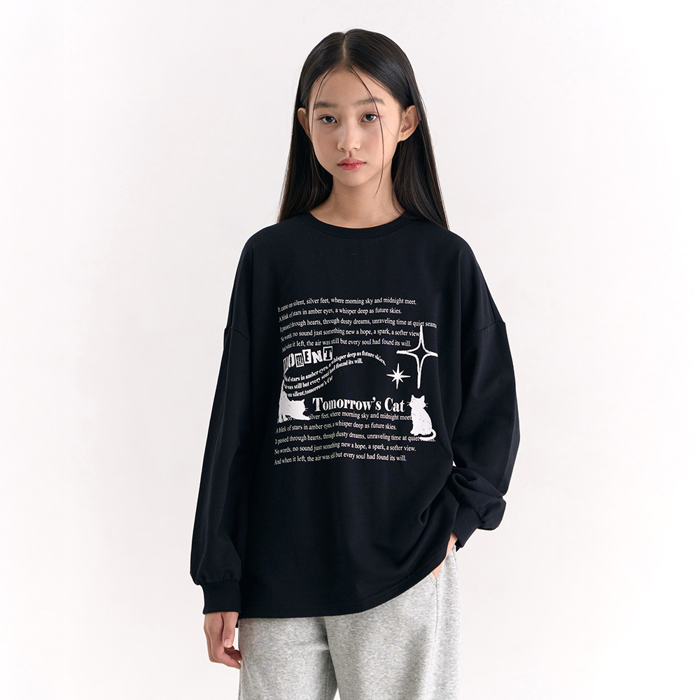 더데이걸 데일리 박시 맨투맨 TGMA25W04 이미지 7