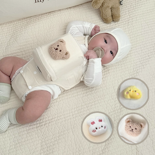 베이비소풍 뒤방쿠 올인원 신생아 감성 곰돌이 뒤집기방지쿠션 제품 이미지