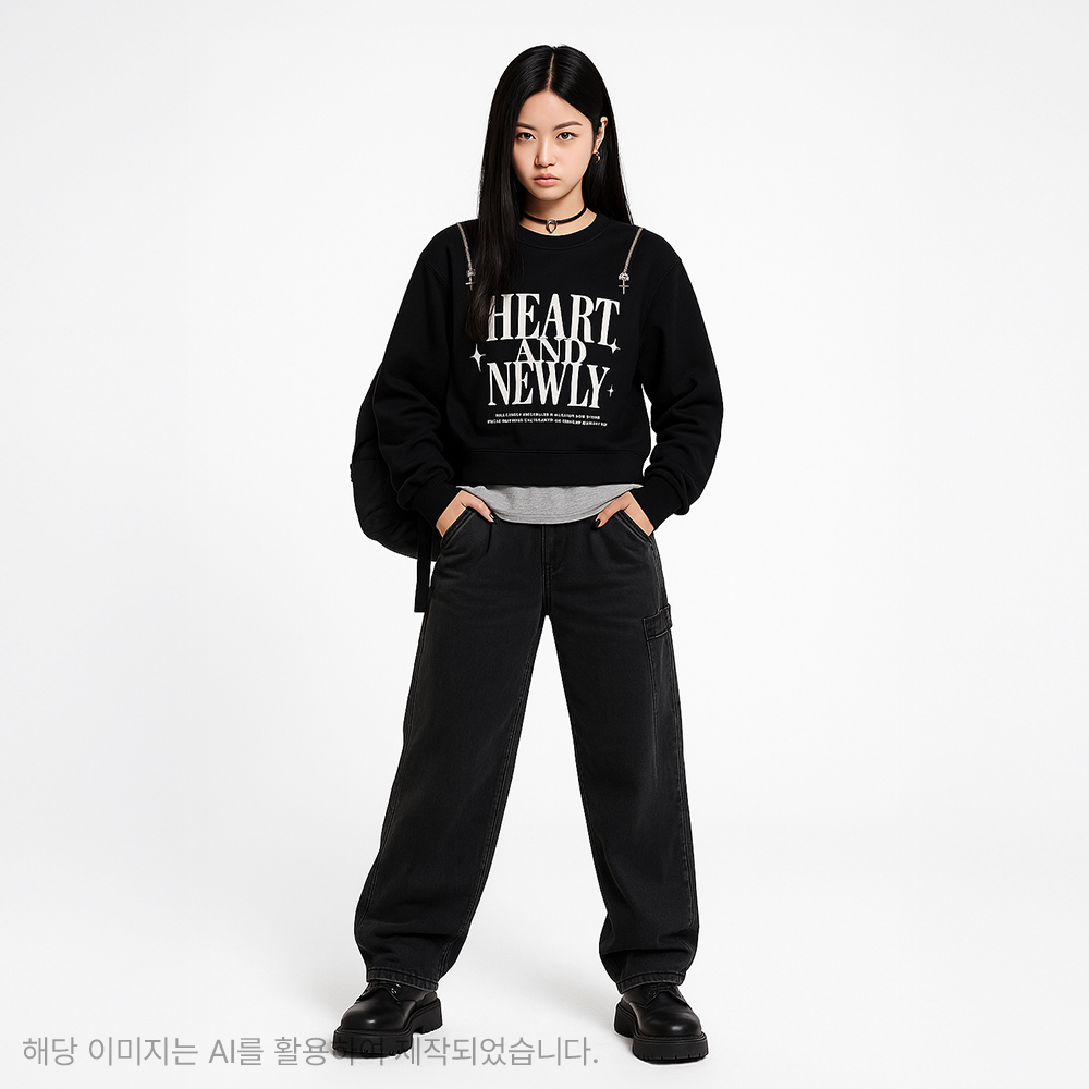 더데이걸 걸크러쉬 오버 와이드 팬츠 TGTM25803 - 상세 이미지 3