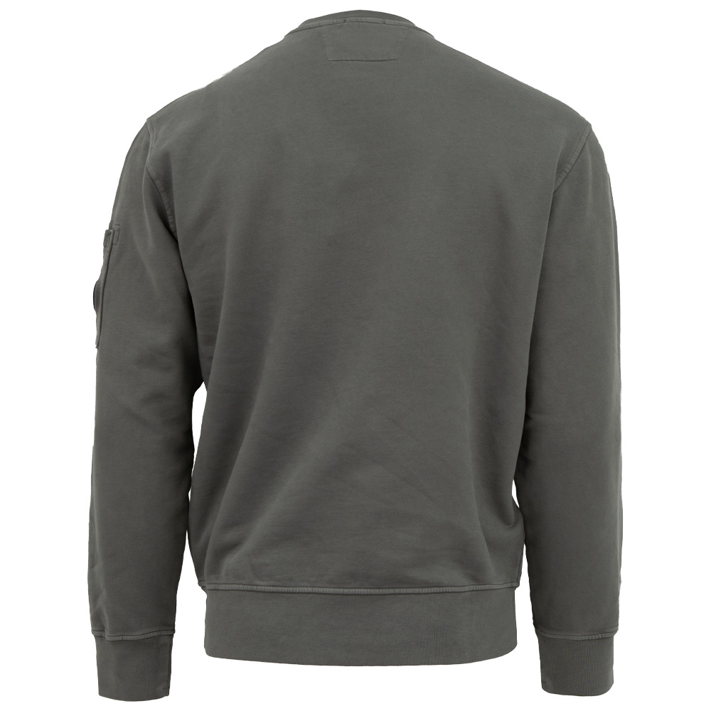 CP컴퍼니 브러쉬드 디아고날 크루넥 건메탈 맨투맨 19CMSS718A 006372R 921 (2025 F/W) L - 상세 이미지 3