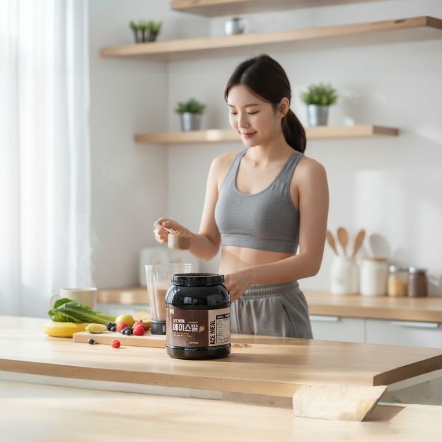 에이스밀 프로틴 쉐이크 벌크업 맛있는 헬스 단백질 보충제 곡물맛 파우더 1kg - 상세 이미지 3