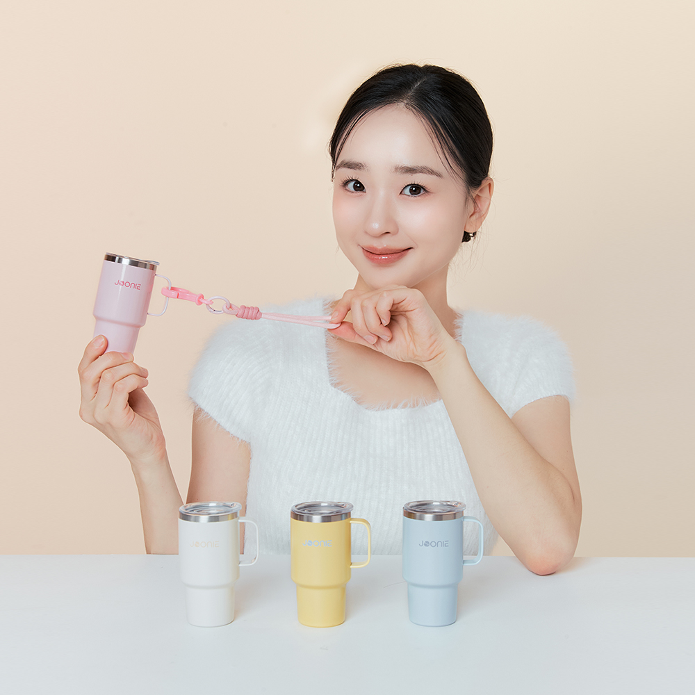 주니 스테인리스 미니 텀블러 시즌2 120ml 스트랩 포함 - 상품 이미지