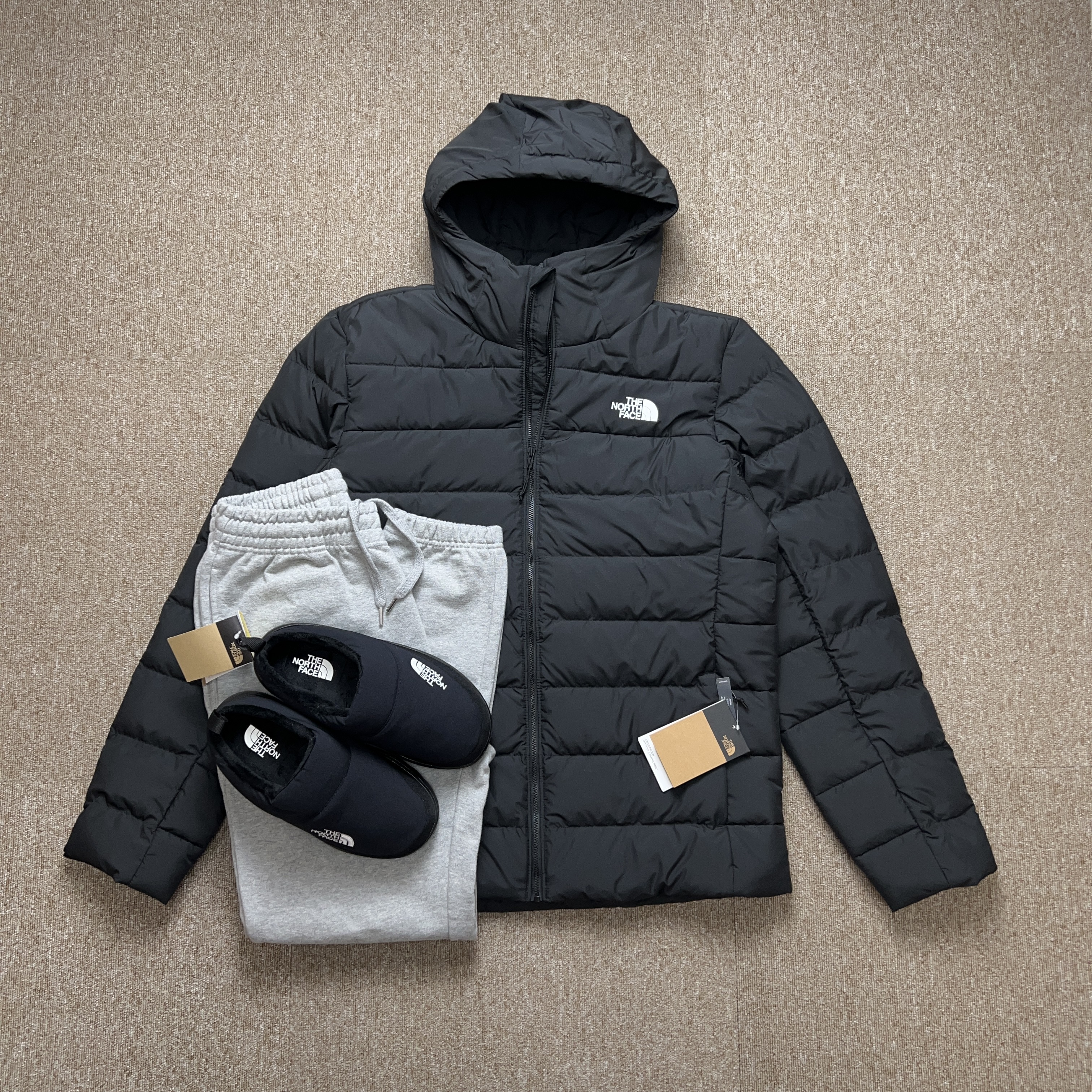 노스페이스 후드 패딩 아콘카구아 기모 25FW