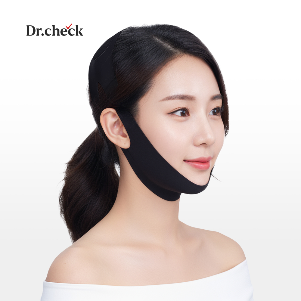 닥터체크 턱 얼굴 리프팅밴드 브이라인 땡기미 턱선 이중턱 수면 주름 턱살 땡기미 땡김이 이미지 2