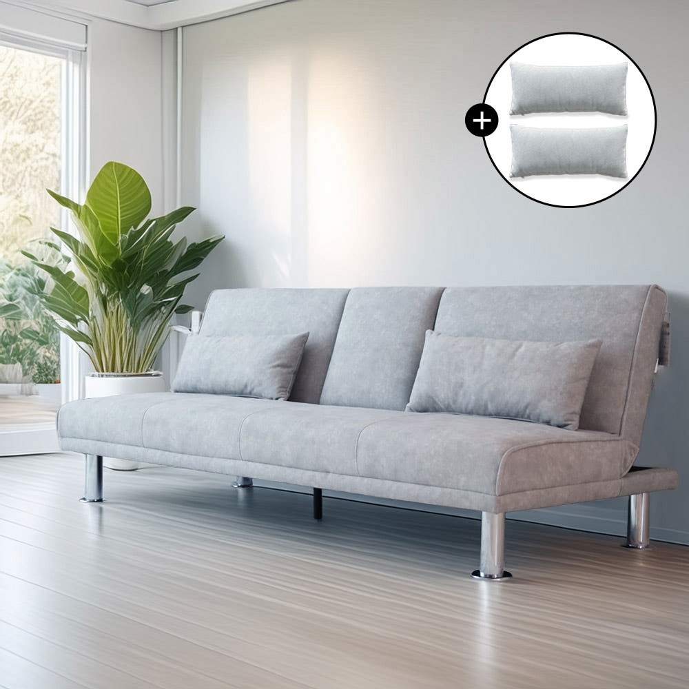 일루일루 우리 소파베드 쇼파침대 겸용 홈바 팔걸이 컵홀더 3단 조절 폴딩형 생활방수 원단 원룸 신혼 자취 3인용