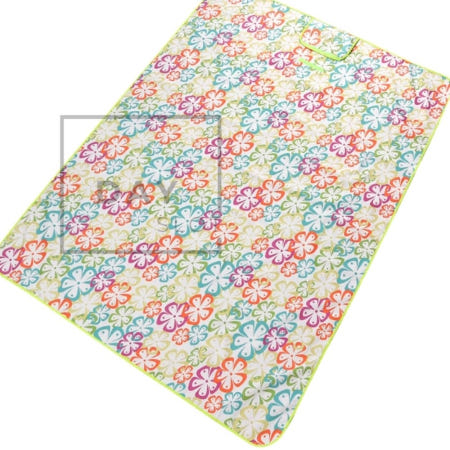 [트렌디프레소협력사]데이슬롯 피크닉돗자리 145x180cm 라이트그린 꽃잎 대형돗자리 방수시트