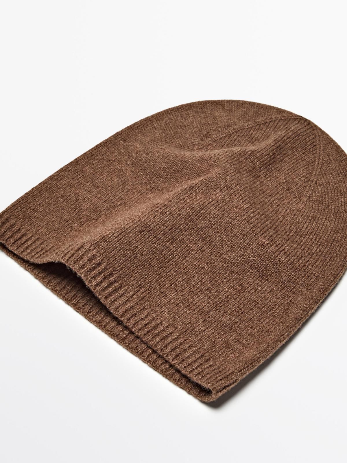 마시모두띠 울블렌드 파인 니트 롱 비니 4613/609 BROWN - 상세 이미지 4