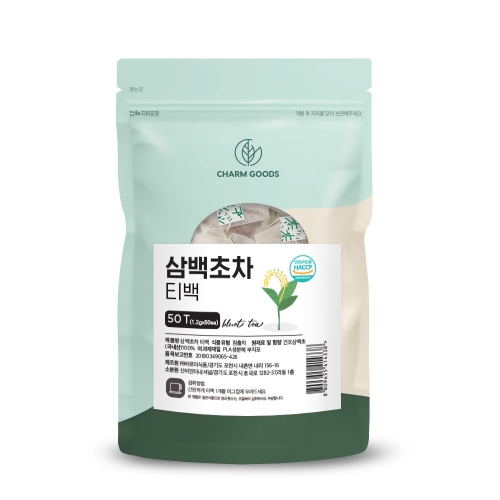 국내산 건조 삼백초 추출물 티백차 삼백초 뿌리 잎차 티백 환절기 차 50개입, 1개 - 상품 이미지
