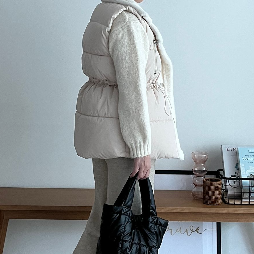 여성패딩조끼 패딩조끼 겨울조끼 - 상세 이미지 5
