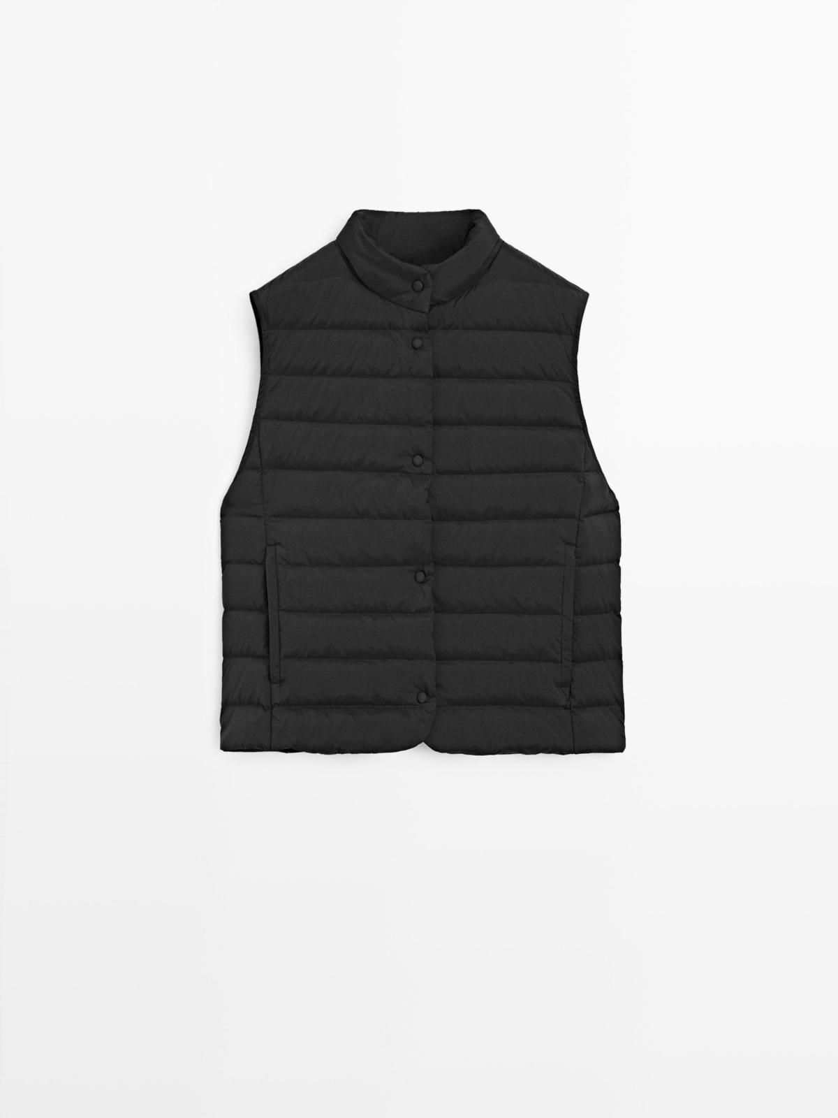마시모두띠 경량 다운 패딩 베스트 6762/303 BLACK - 메인 이미지