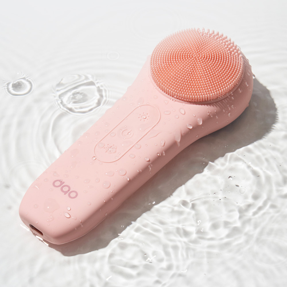 글로우텀 진동클렌저 LED테라피 온열 쿨링 실리콘브러쉬 진동세안기 피지제거 모공 클렌징