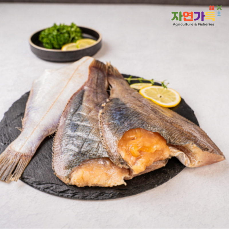 자연가득 반건조 황금 대 알가자미 3미 500g 내외 - 상품 이미지