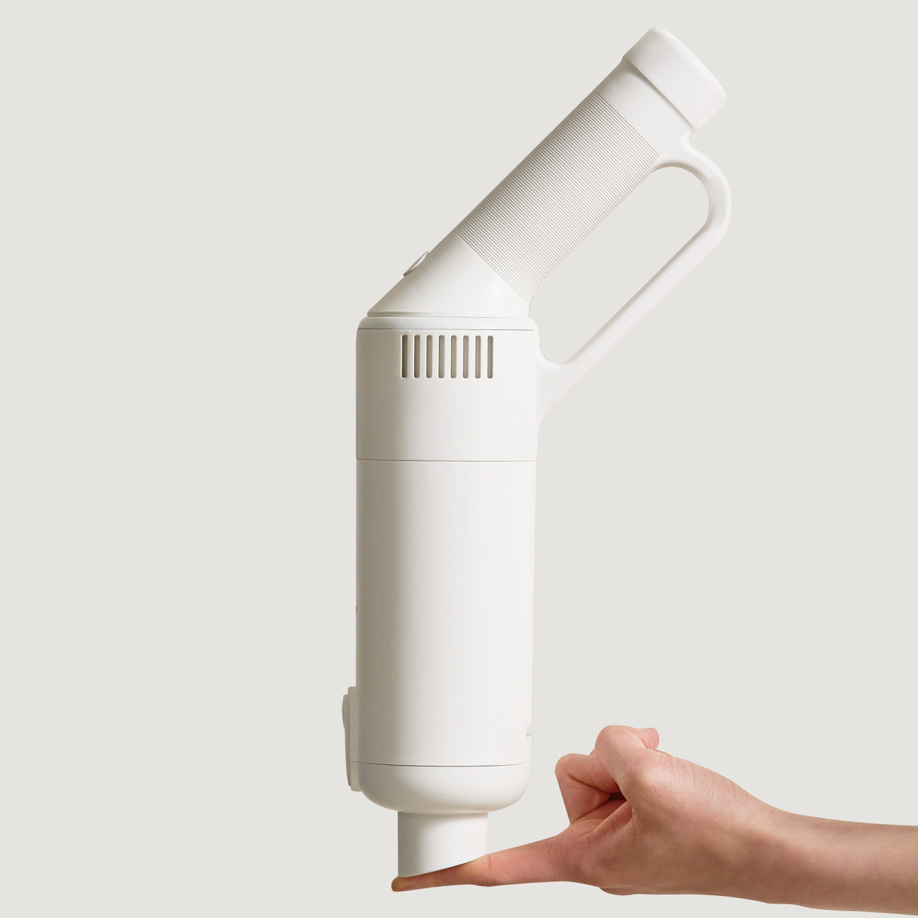 에어르 무선 미니 청소기 핸디 소형 원룸 머리카락 가벼운 더 그램 크림베이지, 풀패키지