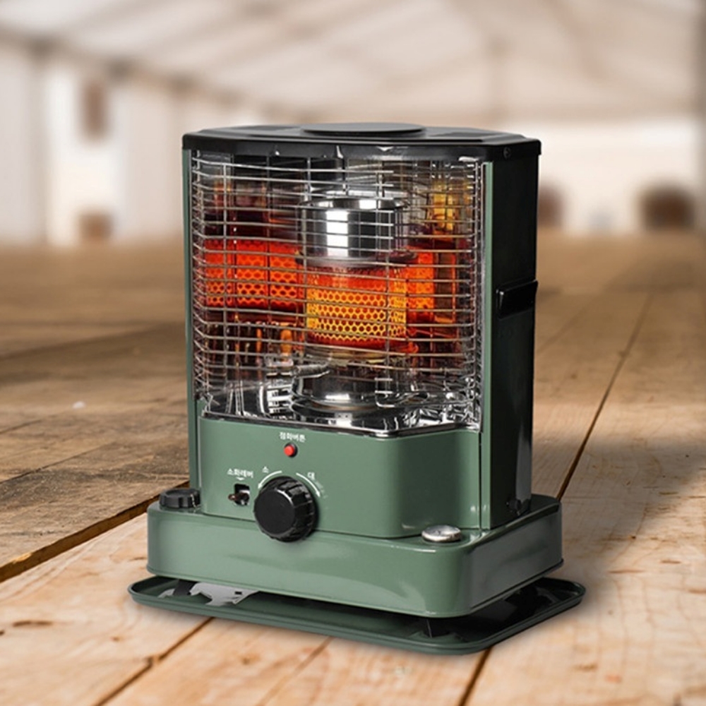 캠핑 석유난로 반사식 소형 사무실 업소용 미니 기름 난로