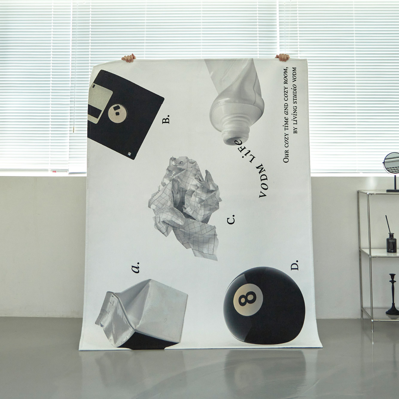Objet Rug 8ball white, 150x200cm 이미지 8