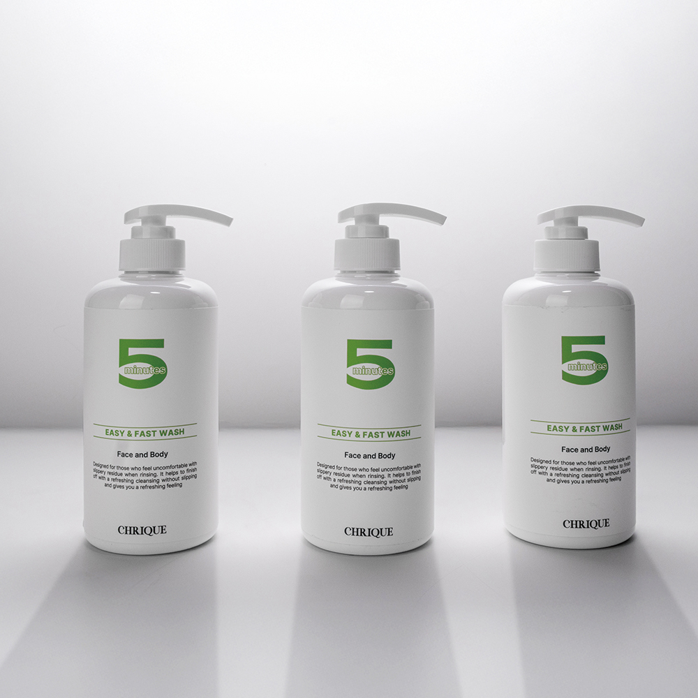 크리크 5분 남자 바디워시 미끌거림없는 남성워시 세안 겸용 500g, 1개 - 상세 이미지 4