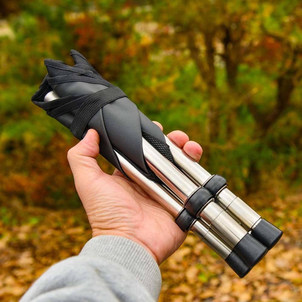 백팩킹용 컴팩트 폴딩체어 등산의자 소 스테인레스 웨이팅