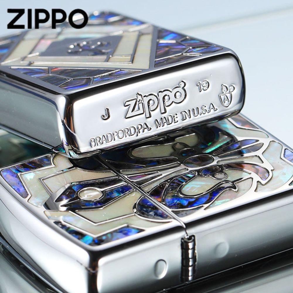 ZIPPO 라이터 (선물상자세트) 자게 베이쉘크로스 핸드메이드 미국정품 지포라이터 - 상세 이미지 5