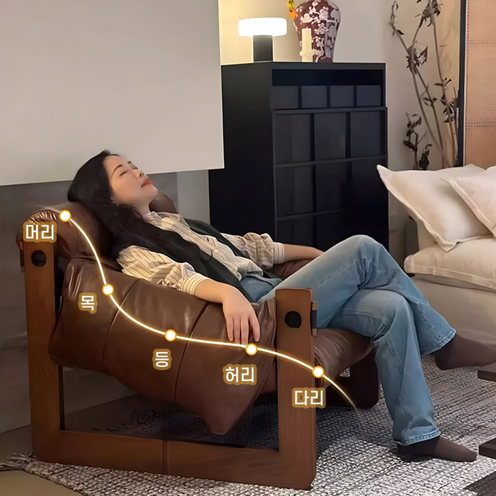 1인 가죽 소파 1인용 거실 무중력 쇼파 리클라이너 의자