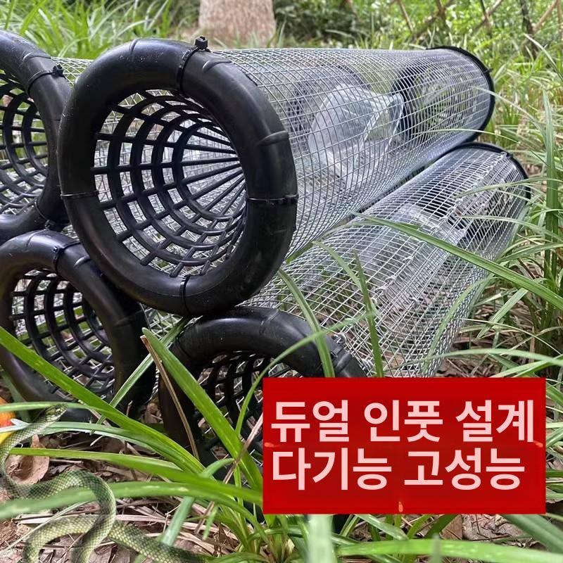 다기능 접이식 방청 철망 어망 생선 새우 쥐용 긴 망 사육장 길이 60x직경 11.5 - 상세 이미지 2