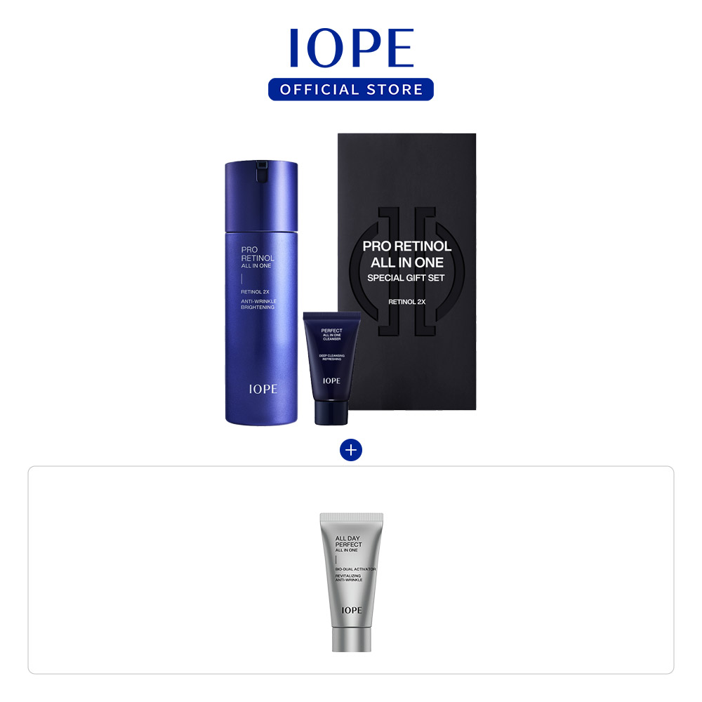 아이오페 맨 프로 레티놀 올인원 120ml 선물 세트