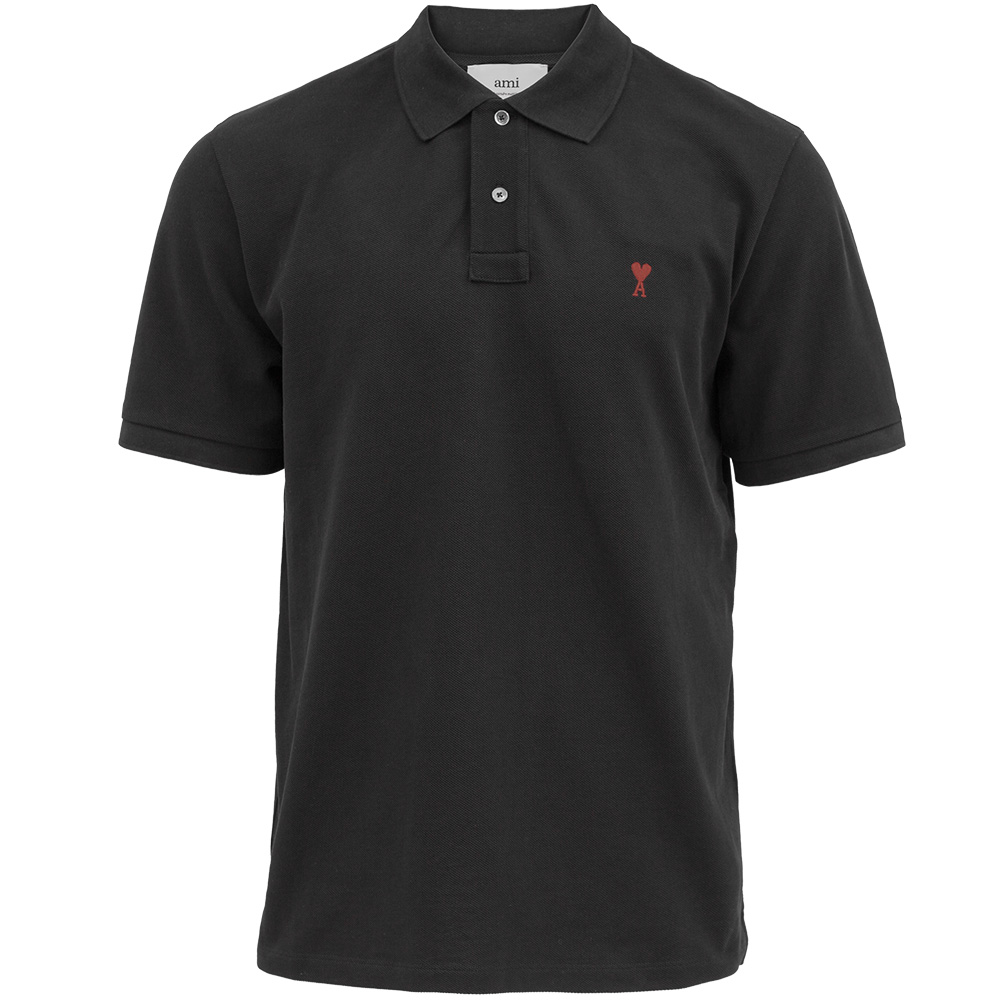 아미 PK 블랙 반팔티 BFUPL001 760 001 - 상품 이미지