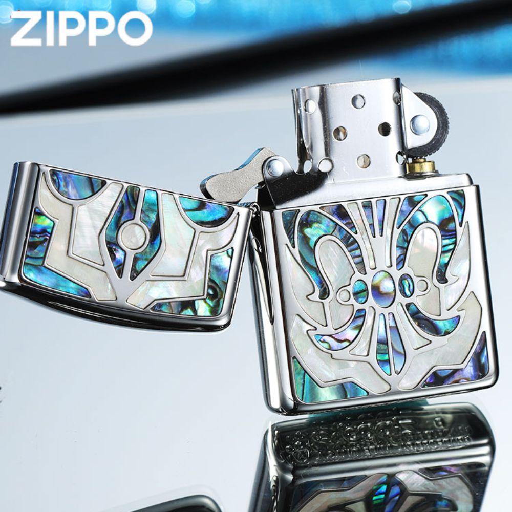 ZIPPO 라이터 (선물상자세트) 자게 베이쉘크로스 핸드메이드 미국정품 지포라이터 - 상세 이미지 4