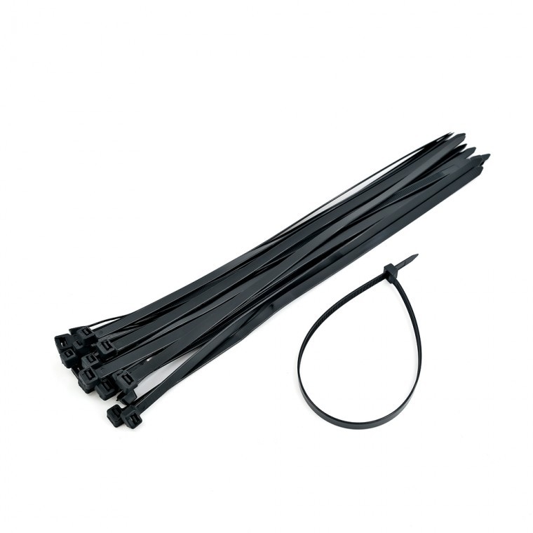 kimspp 케이블타이 8x350mm 블랙벌크 20개 케이블밴드 타이밴드 전선 배선정리 다양한규격보유 - 상품 이미지