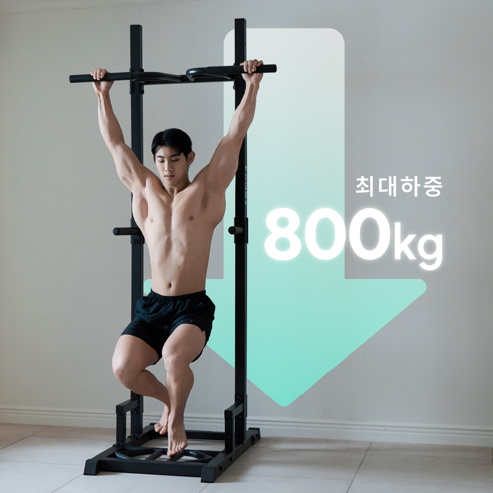 핏에이블 솔리드 치닝디핑 가정용 실내 철봉 딥스 - 상세 이미지 2