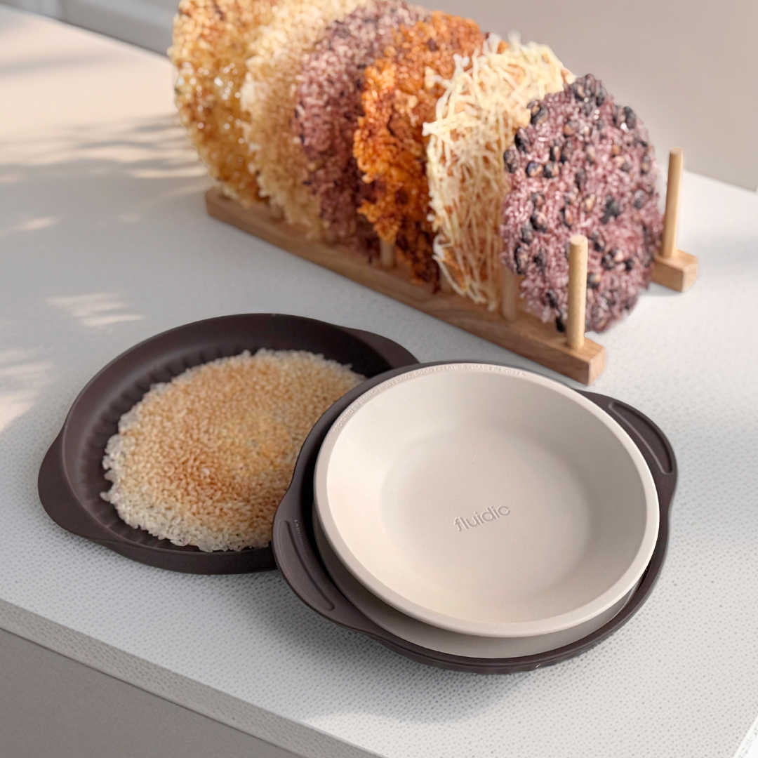 플루딕 누룽지 메이커 전자레인지 실리콘 용기 제품 이미지