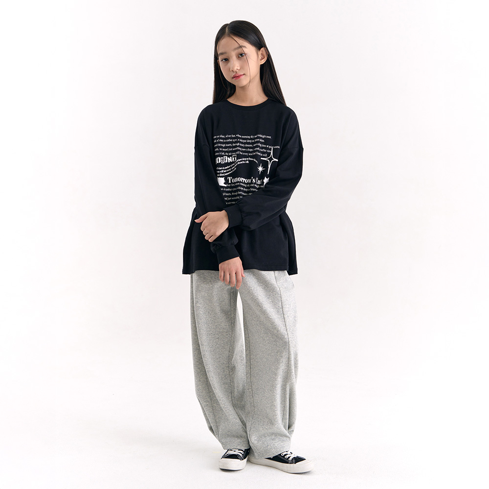 더데이걸 데일리 박시 맨투맨 TGMA25W04 이미지 8