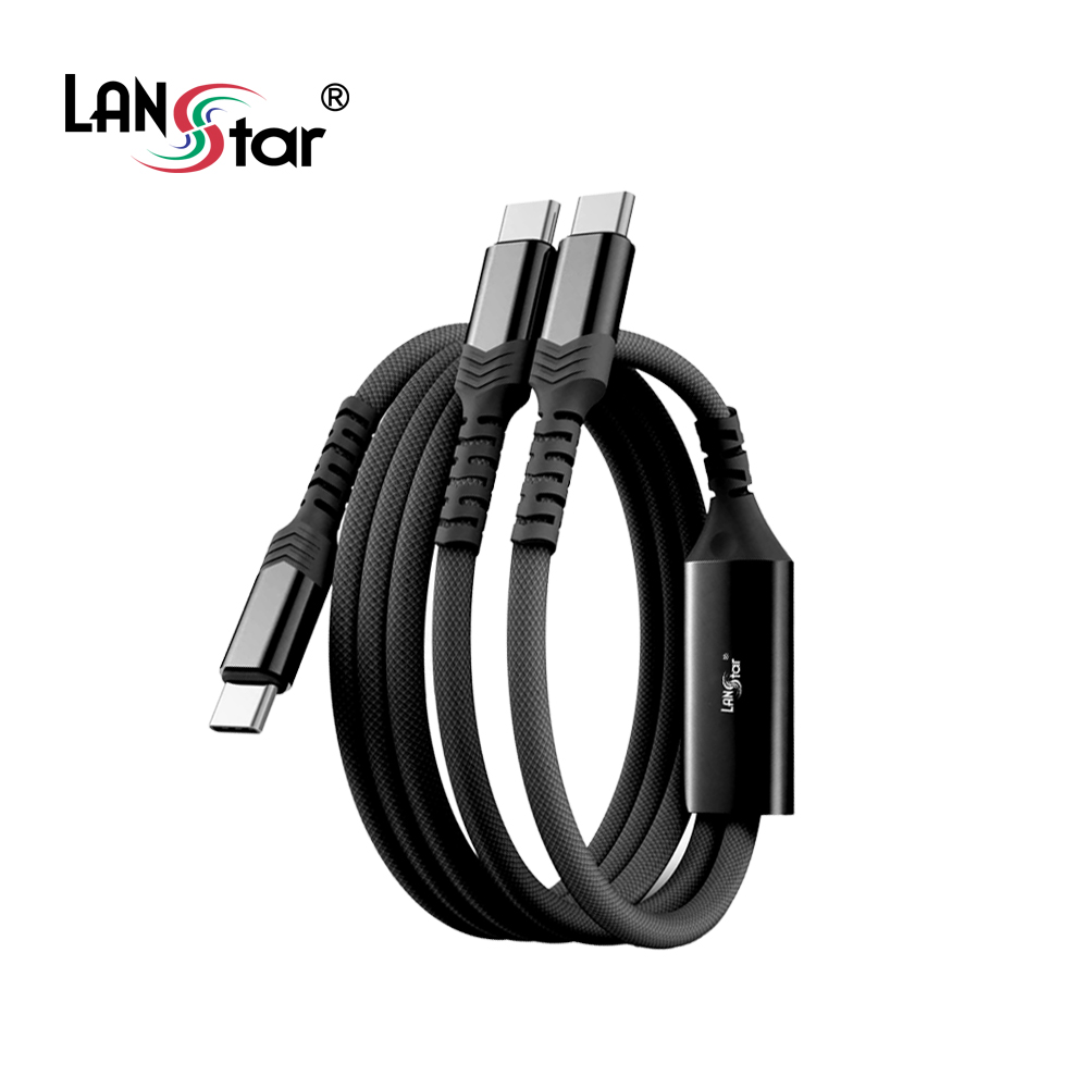랜스타 LS-UCC140 USB C to C 2 in 1 고속충전 케이블 - 상세 이미지 2