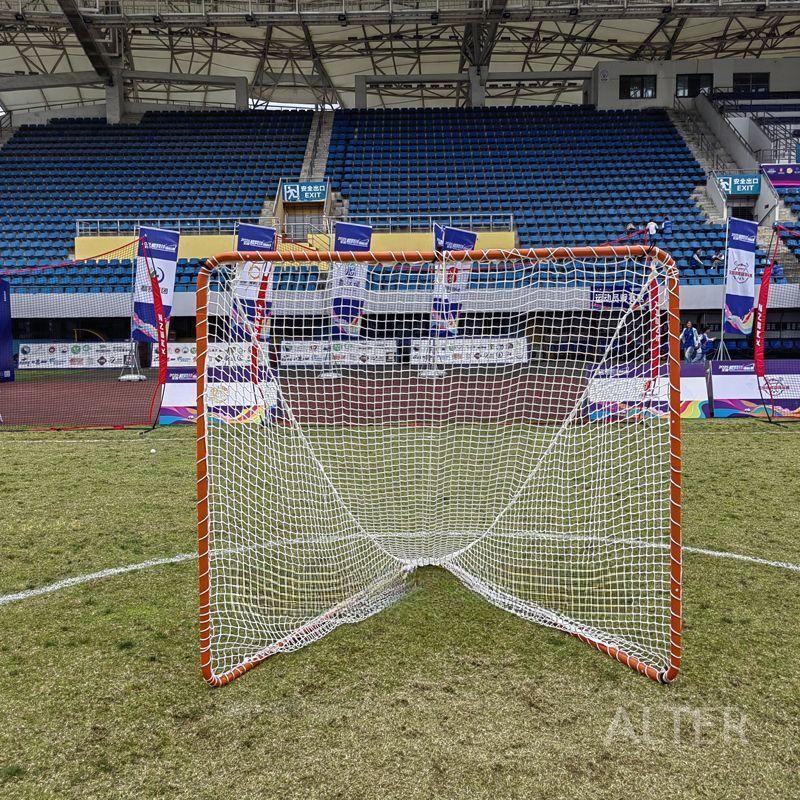 미니 골대 네트 축구 필드 훈련 접이식 조립식 하키 4x4 피트 레드 골대 세트 - 상세 이미지 2