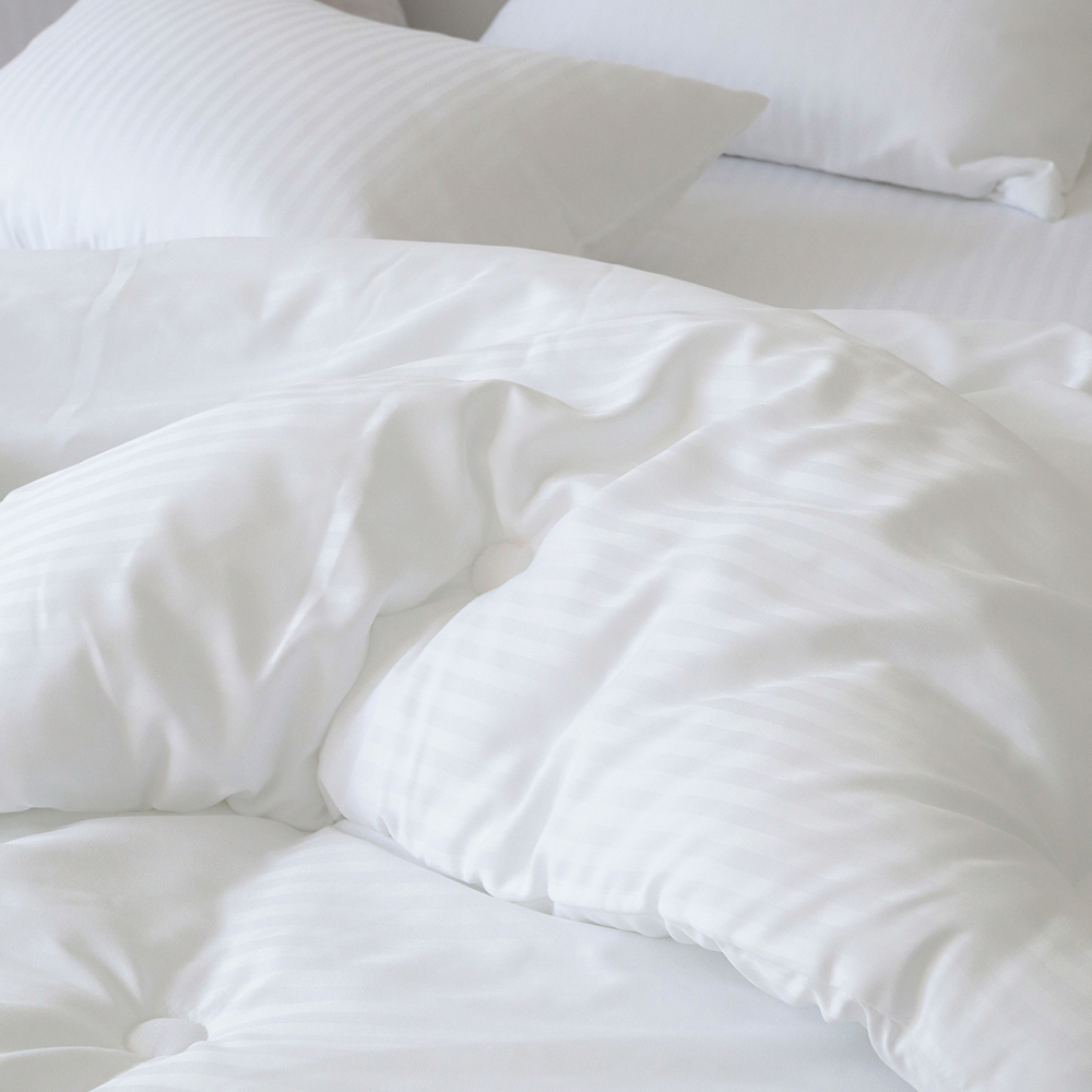 프리즈 먼지없는 호텔이불 광폭 마이크로 도비 스트라이프 항균 사계절 차렵이불 SS