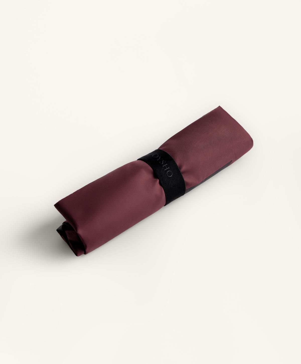 오이쇼 라이트 패커블 로고 쇼퍼백 3684/428 MAROON - 상세 이미지 2