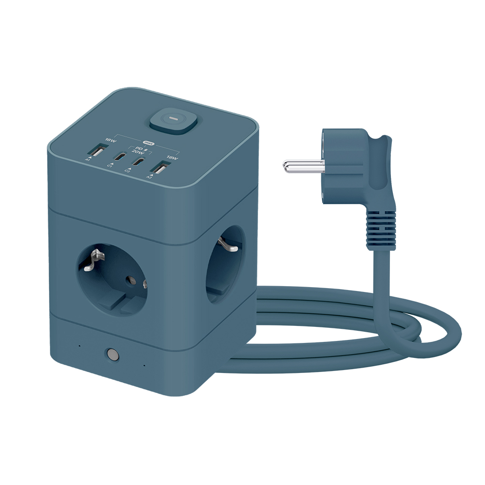 에코너 MT08 수직 타워형 캠핑 디자인 고용량멀티탭 USB C타입 충전기 콘센트