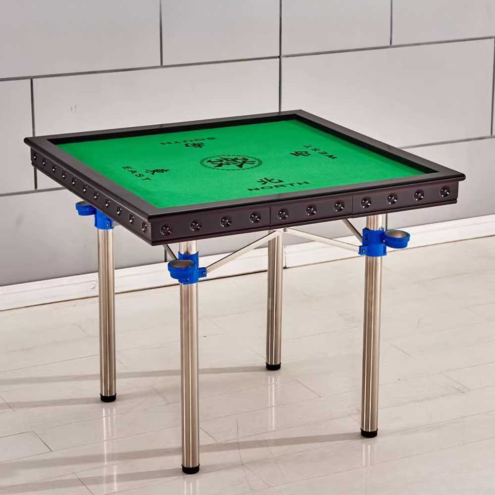 폴딩 마작 테이블 접이식 오락 게임용 휴대 보드판 A형 80x80cm - 상세 이미지 5