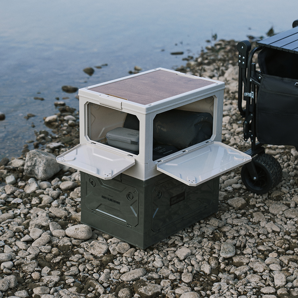 벤딕트 캠핑박스 트렁크 폴딩박스 카고 수납 50L 러기드 단품