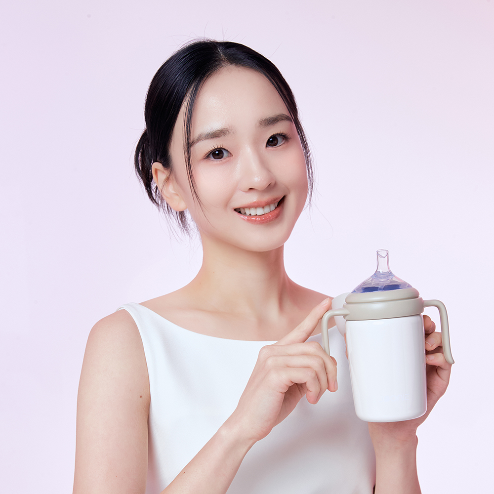 주니 스테인리스 빨대컵 2세대 240ml 뚜껑일체형 - 상세 이미지 2