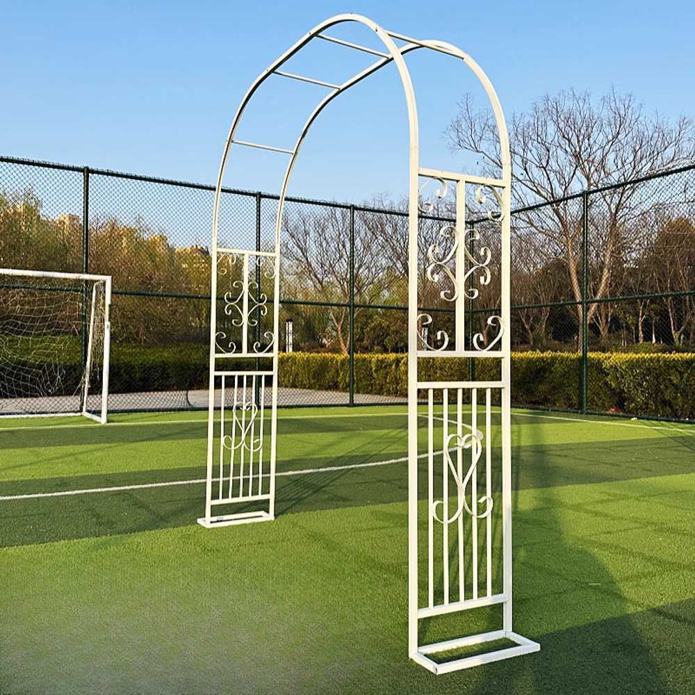 덩굴식물 지지대 아치형 정원 울타리 철제 주택 가든 블랙(3.4mx2.3mx40cm) - 상세 이미지 3