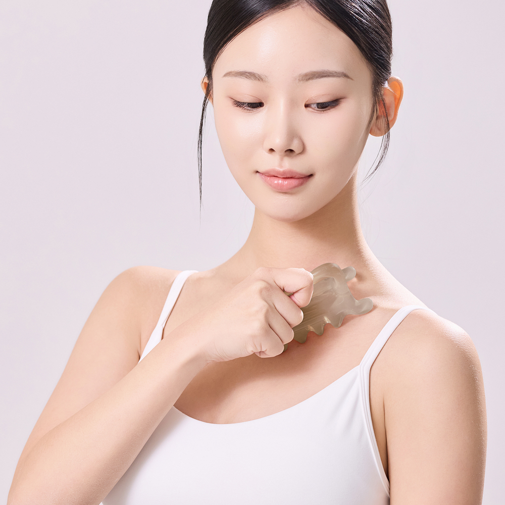 모매착 괄사 마사지 얼굴 마사지기 종아리 두피 목 승모근 경락 림프순환 바디괄사 이미지 6