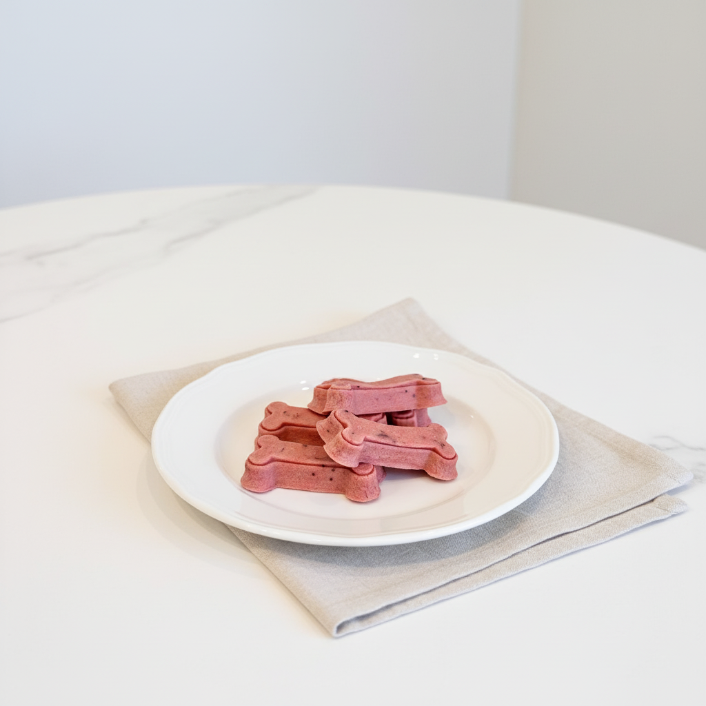 댕심당 강아지 수제 간식 우유껌 6p 무방부제 무첨가물 건강 애견간식 핸드메이드 - 메인 이미지