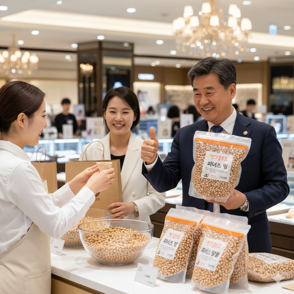 명식품본사 피너츠 [중포장] 볶음땅콩 알땅콩 깐땅콩 가정 업소용 500g, 1개 - 상세 이미지 2