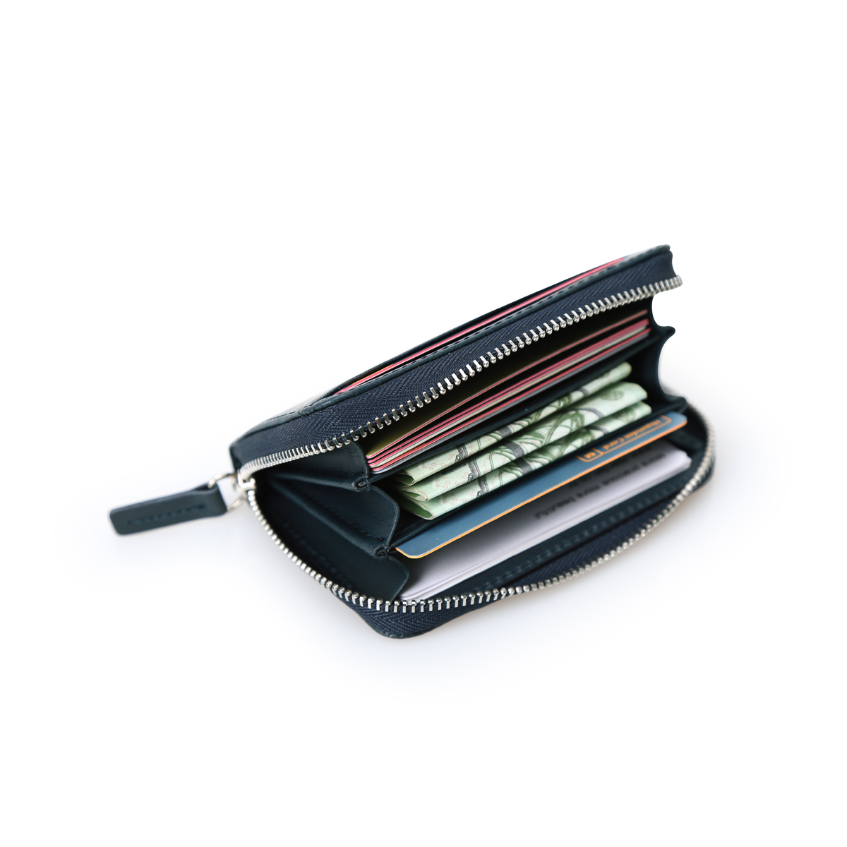 에가든 테이크포켓 지퍼 카드 명함 남성 여성 가죽 지갑