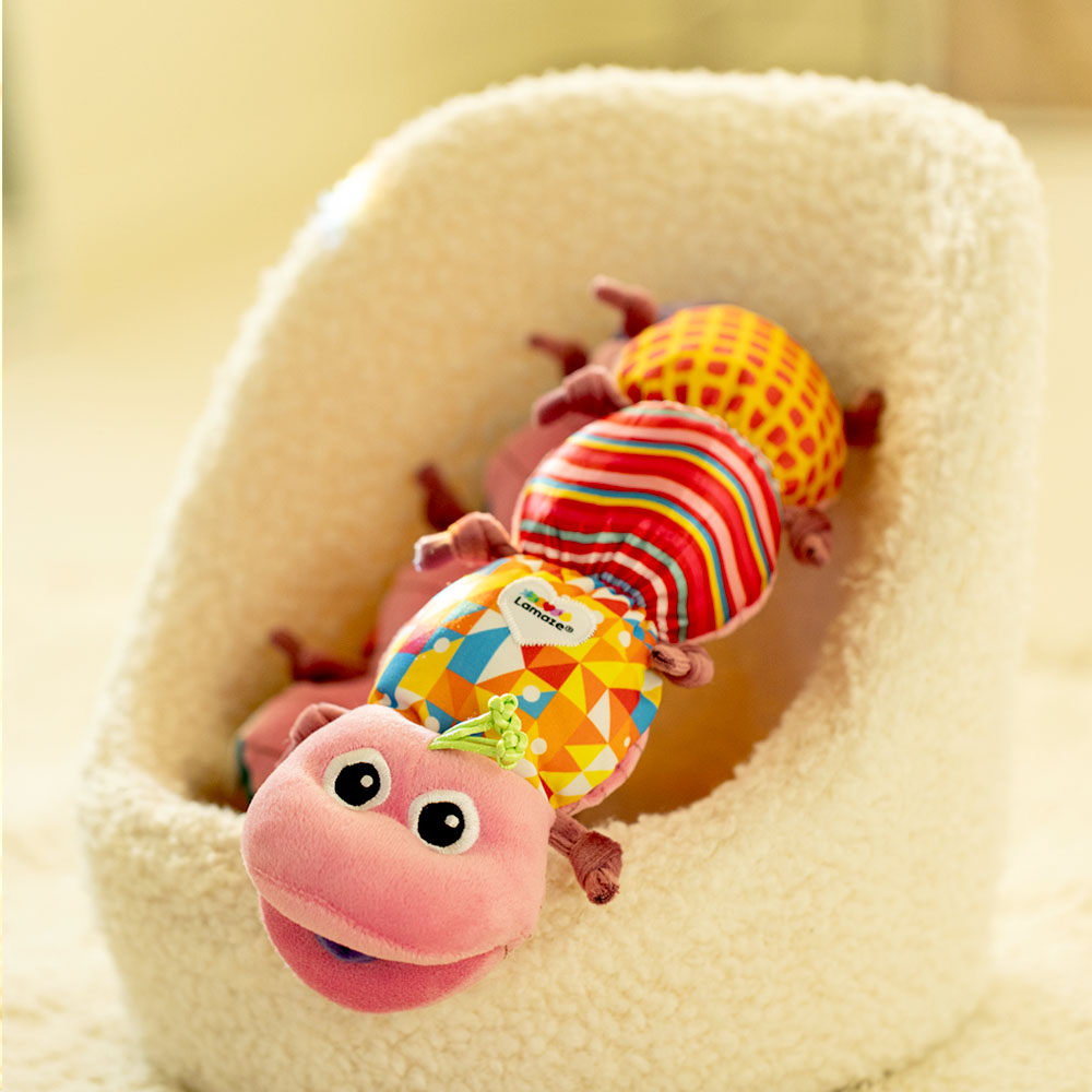 라마즈 핑크 선물 세트 국민 애벌레 출산 신생아 돌 백일 선물 아기 장난감 헝겊책 촉감책